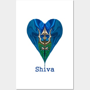 Shiva Shakti Trishul Posters and Art